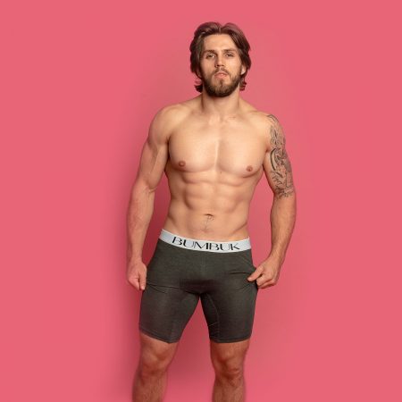 BUMBUK - Bamboo tight fit trunks graphite